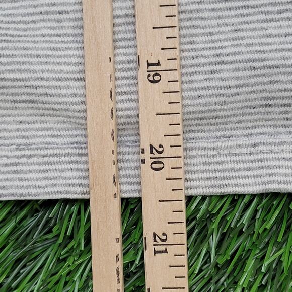 Vintage 90s Gecko Hawaii Stripes Shirt S/M 19x20 Gray USA - Picture 9 of 15